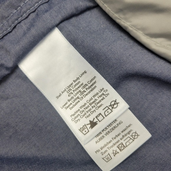 Eddie Bauer Jacket Mens Medium Gray Down Insulated Water Resistant Coat Outdoors - Picture 8 of 12